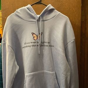 Light blue sweatshirt